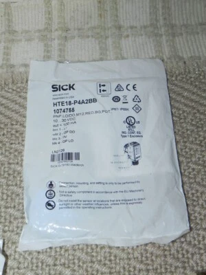 SICK HTE18-P4A2BB Photoelectric Sensor, #1074755 - Image 1 of 3