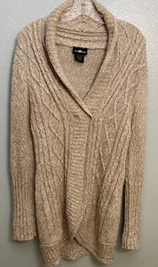 It's Our Time Cardigan Pullover mit Druckknopfleiste, Large, (32”x34”), Y2K, Hippie, weich - Bild 1 von 8