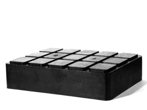 Gummiauflage eckig 160 x 120 x 40 mm - Bild 1 von 1