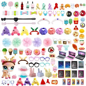lps Accessori Vestiti Fiocco Gonna Sciarpa Collare 25pz Vestibilità Casuale Lps Gatto Cani - Foto 1 di 6