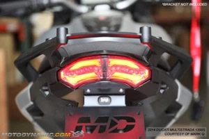 Ducati Multistrada 1200 2010-2014 señales de giro secuenciales luz trasera LED HUMO - Imagen 1 de 1