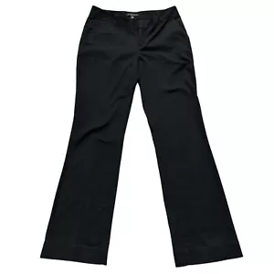 Banana Republic Martin Fit Stretch Trouser Chino Pants Black Size 8R Flaw - Picture 1 of 11