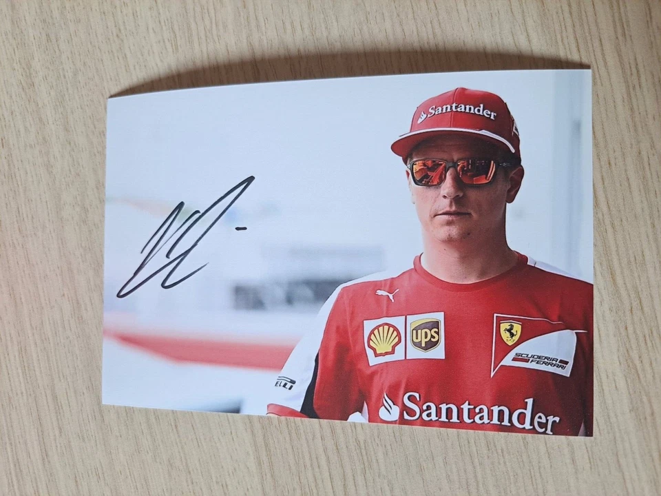 KIMI RAIKKONEN (FINLAND) #3 SCUDERIA FERRARI F1 - 6x4 SIGNED PHOTOGRAPH (PRINT) - Image 1 of 1