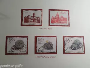 AFRIQUE DU SUD, RSA, LOT timbres THEMES FLORE ARCHITECTURE, oblitérés, VF STAMPS - Photo 1/1