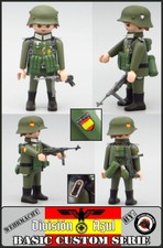 Playmobil Custom WW2 DIVISION AZUL Sargento SOLDADO ESPAÑOL Ejército Alemán war