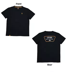 Spika Mens Black GO Casual Shooting T-Shirt - 3XL #GOT-CUB-1A7 - Picture 1 of 4