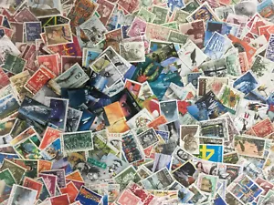 Norvegia collezione di 680 francobolli usati diversi - Foto 1 di 5