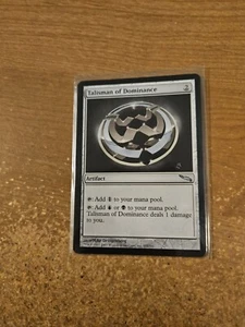 MAGIC THE GATHERING MIRRODIN TALISMÁN POCO COMÚN DE DOMINANCIA LIGERAMENTE JUGADO - Imagen 1 de 2