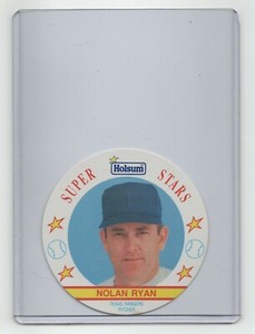 1991 MSA Holsum Discs * Nolan Ryan * 3 3/4" * Diameter #19