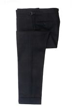 Tom Ford Charcoal Grey Check Wool Basic Trousers 27692