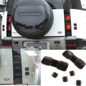 For Land Rover Defender 20-24 smoke Rear Tail Light Lampshade Cover Case Trim 6x - Picture 1 of 10