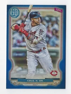 2020 Topps Gypsy Queen #107 Nelson Cruz Blue Parallel #'d 002/150 ~ Twins - Bild 1 von 2