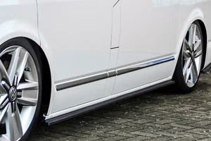 CUP Sideskirts Seitenschweller Satz 4tlg. aus ABS passend für VW Bus T5 T6 T6.1 - Bild 1 von 3