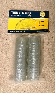 Manopole triciclo/bicicletta argento brillante 3/4” NOS Royce Union - Foto 1 di 1