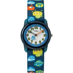 Neu Timex TW7C25800 Kinder Time Teacher blau Gummiband Uhr Monster Jungen - Bild 1 von 3
