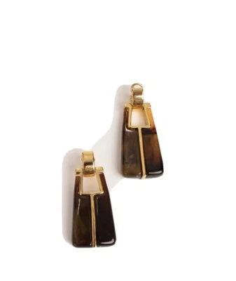 $78 Trina Turk MULHOLLAND MOD ЛИНЕЙНЫЙ 2,5» падение серьги XX510 - Изображение 1 из 2