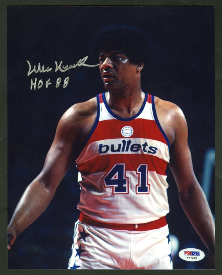 Wes Unseld SIGNED 8x10 Photo + HOF 88 Washington Bullets PSA/DNA AUTOGRAPHED - Image 1 of 1