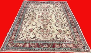 AN CHARMING ANTIQUE HANDMADE TRADITIONAL WOOL ON COTTON L CARPET (410 X 325 cm)* - Picture 1 of 19