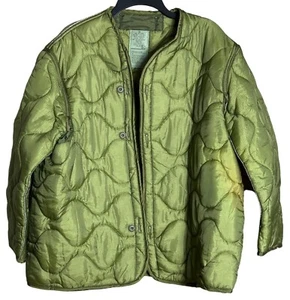 NOS US Military Cold Weather Field Coat Liner 1987 Army Surplus Militaria L - Picture 1 of 6