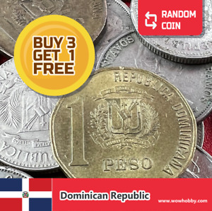 Dominican Republic Coin | 1 Random Collectible Old Dominican Coin