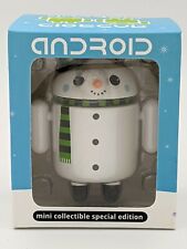 Android Mini Collectible: Snowflake Snowman Android Bell Christmas Holidays