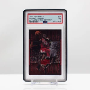 NBA Basketball 1999 Upper Deck Michael Jordan #38 Athlete Of The Century PSA 7 - Picture 1 of 4