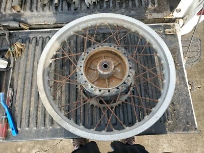 Suzuki RM250 RM370 RM400 1977 1976-1978 rueda trasera buje trasero aluminio  Foto 1 de 4