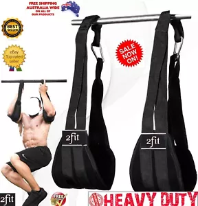 Best Ab Hanging Straps Up Fitness Pull Abdominal Muscle Building Arm Support - Picture 1 of 24