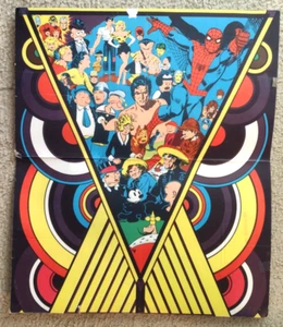 Póster de Heroes of the Comics/AMS Press/Popeye/Flash Gordon/X-Men/Spider-Man - Imagen 1 de 8