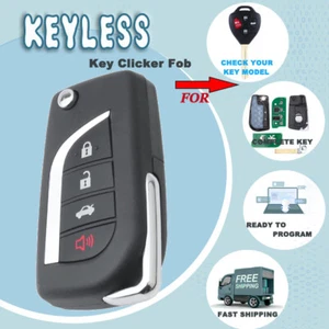Upgraded Remote Control Key Fob for Toyota Camry,Corolla Keyless HYQ12BBY 4D67 - Picture 1 of 6