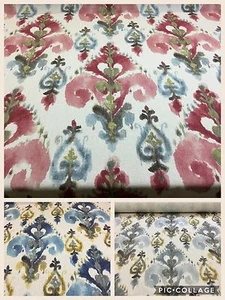 Tela, tapicería/cortinas de lino floral San Valentín de los tejedores de Edimburgo - Imagen 1 de 7