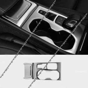 For Volvo XC40 2018-2021 Silver titanium central console gear shift panel trim - Picture 1 of 5
