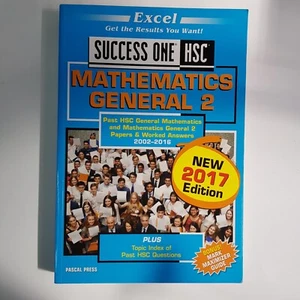Mathematics Gen 2 Textbook HSC 2017 Edition Worked Answers Topic Index Study - Picture 1 of 8