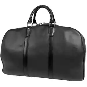Louis Vuitton Duffle Bag Handbag Kendal PM Aldoise Black 46x31x21cm pre-owned - Picture 1 of 6