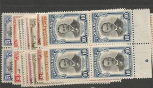 Costa Rica 1948 A/M Theater Set in 4er Blöcken postfrisch (8cqn) - Bild 1 von 1