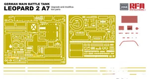 RYEFIELD 2068 1/35 LEOPARD 2 A7 MAIN BATTLE TANK UPGRADE PARTS FOR RM-5108 - Picture 1 of 4