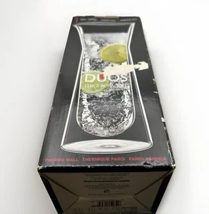 Luigi Bormioli Duos Thermo Wall Clear Glass Pitcher 32oz New In Box Hot Cold - Picture 1 of 5