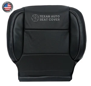 2014 to 2019 GMC Sierra SLT SLE Passenger Bottom Perforated Seat Cover Black - Picture 1 of 8