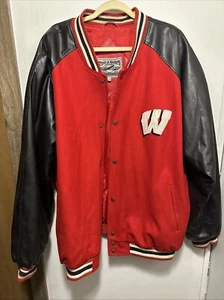 Badgers Lederjacke Steve And Barry’s UW Madison - Bild 1 von 8