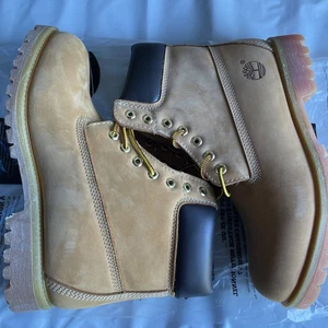 Timberland Stivali da Uomo 6 Pollici Premium Impermeabili Grano - US Uomo Taglia 12 M - Foto 1 di 5