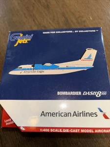 GEMINI JETS American Airlines Bombardier Dash 8-100 Scale 1/400 - Picture 1 of 3