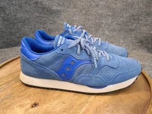 Saucony X Madewell DXN Trainer Damengröße 9,5 blau Wildleder Retro Turnschuhe Schuhe - Bild 1 von 12