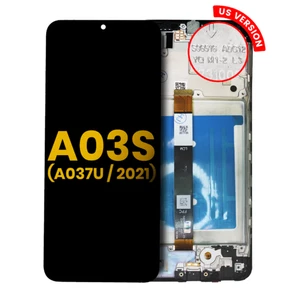 Original Samsung Galaxy A03S LCD Bildschirm Ersatz Display (A037F/2021) mit Rahmen - Bild 1 von 2
