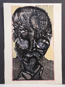 Helmut Dankert (*1940 Austria) - hoja bruta 8 - xilografía a color 4/11 - Imagen 1 de 9