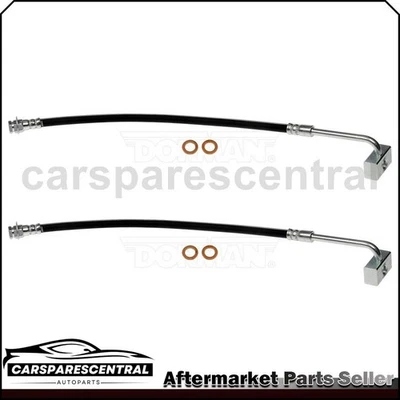 Juego de manguera de freno delantera 2x para Ford F-350 5,0 L 1980-1989 Ford F-350 7,3 L 1988-1989 Foto 1 de 4