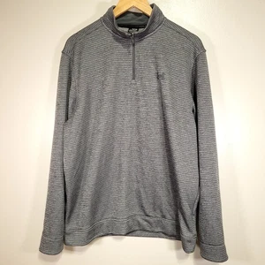 Under Armour Golf Storm 1/4 Zip Sweatshirt Men's XL Gray Knit Fleece Long Sleeve - Picture 1 of 10