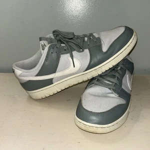 Men’s Nike Dunk Low Mica Green-SIZE 14 (DV7212-300) Grey White - Picture 1 of 11