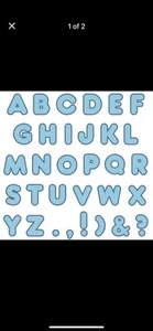 Accuquilt Studio Marshmallow Upper & Lower Case Set Of 4” Letters & Punctuations - Picture 1 of 5