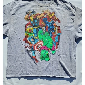 Camiseta Marvel Comic Avengers Hombre Talla 3X Spiderman Thor Pantera Negra Hulk Ironman - Imagen 1 de 4