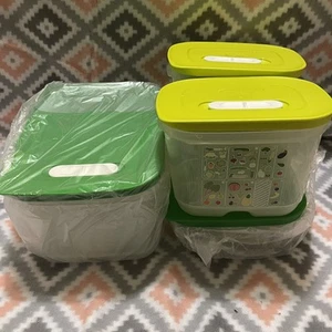 Contenitori originali Tupperware Fridgesmart set 4 pezzi NUOVI - Foto 1 di 1